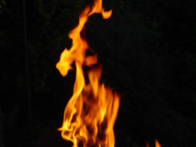 Fire is an example of energy transformation