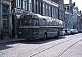 Groninger Autobusdienst Onderneming (GADO) bus 7414 van het type Hainje / Leyland-Werkspoor LE-WS te Bolsward.