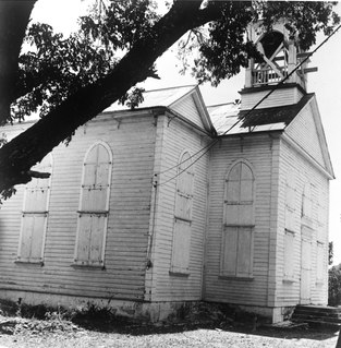 Friedensfeld Midlands Moravian Church and Manse United States historic place