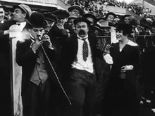 پرونده:Gentlemen of Nerve 1914 CHARLIE CHAPLIN MABEL NORMAND Mack Sennett.webm