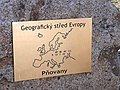 Geografia mezo de Eŭropo en Pňovany