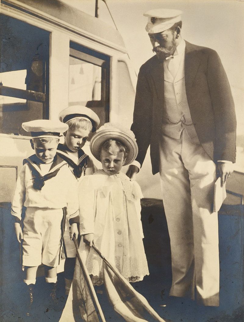 George, Duke of York, and his children.jpg