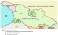 Kort over Georgiske og Abkhasiske SSR 1922-1931
