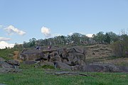 Gettysburg Battlefield, Pennsylvania, US This is an image of a place or building that is listed on the National Register of Historic Places in the United States of America. Its reference number is 66000642.