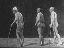 Frame from one of Gheorghe Marinescu's science films (1899). Gheorghe Marinescu - Science films.jpg