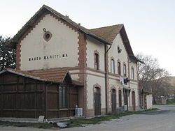 Der ehemalige Bahnhof in Ghirlanda