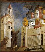 Cacciata dei diavoli da Arezzo, Giotto