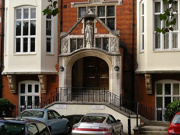 Goldsmiths College, Millard Building, in Camberwell, where many of the YBAs met.