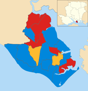 Gosport UK local election 2004 map.svg