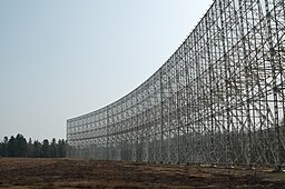 Det stora radioteleskopet i Nançay
