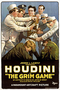 The Grim Game, poster al filmului din 1919