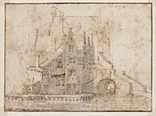 Oude Grimnisse Sluys van Van den Eeckhoorn, 1640