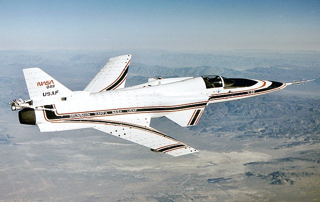 Grumman X-29 experimental aircraft, an extreme example of a forward swept wing
