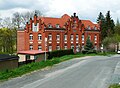 Lazarett (later TB sanatorium), four buildings (two main and two auxiliary buildings), with fencing around the site