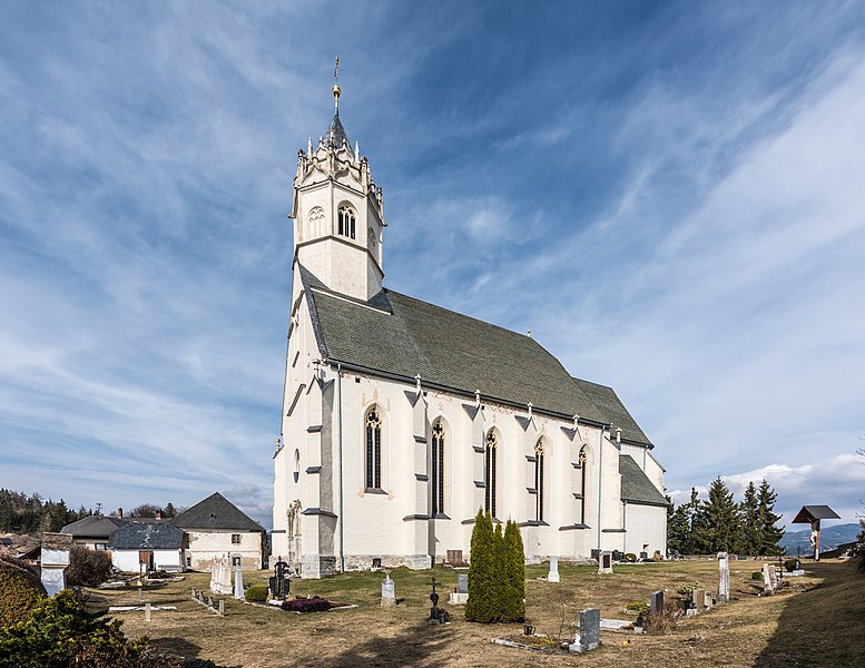 File:Guttaring Waitschach Pfarrkirche Unsere Liebe Frau SW-Ansicht 21032017 6852.jpg