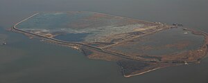 Oblique air photo of Hart Miller Island, Chesapeake Bay, Maryland, looking east in 2006. H-MIsland.jpg