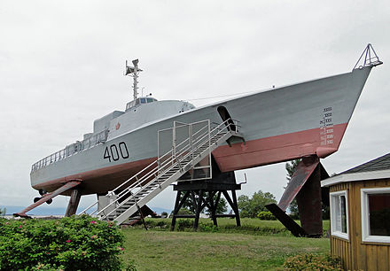HMCS Bras d'Or, a military concept hydrofoil.