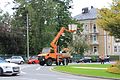 Deutsch: Ruthmann Steiger auf Unimog in Salzburg, Rehrlplatz