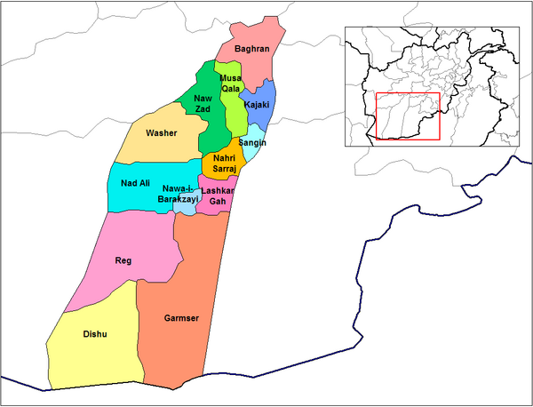 Districts of Helmand