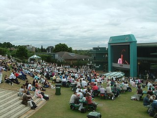 <span class="mw-page-title-main">Henman Hill</span> Area on the grounds of the All England Club