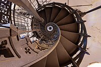 85. Platz: Matthias Süßen mit Treppe im Aussichtsturm Hessenstein in Panker im Kreis Plön