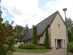 Horndals kyrka uppförd 1958