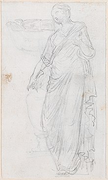 Hubert Robert, Woman in Toga (verso), probably c. 1754-1765, NGA 63006.jpg