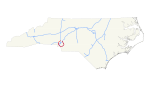 I-485 (NC) map
