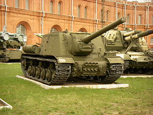 ИСУ-122 в Артиллерийском музее Санкт-Петербурга