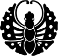 نشان شاخه مینوکونی از خاندان ایکدا.