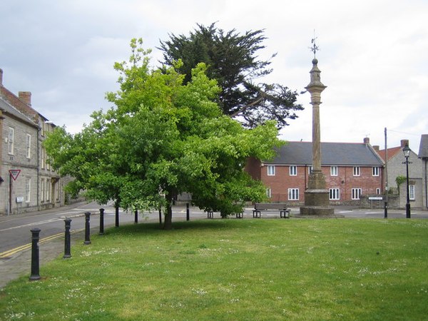 The old market place in Ilchester