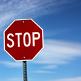 Image generator-A stop sign is flying in blue skies-Dall-e2-03.png