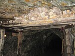 Bracing inside the Acosta Mine