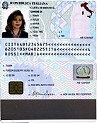 Carta d'identità elettronica italiana - Wikipedia