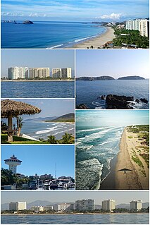 Ixtapa City in Guerrero, Mexico