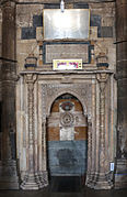 A mihrab in the mosque