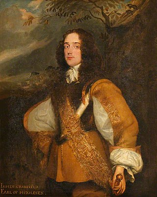 <span class="mw-page-title-main">James Cranfield, 2nd Earl of Middlesex</span> English politician and peer (1621–1651)