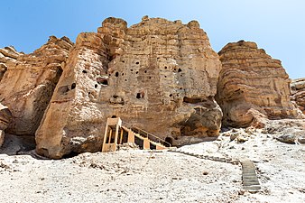 Jhong Cave in Upper Mustang. Photograph: Ummidnp