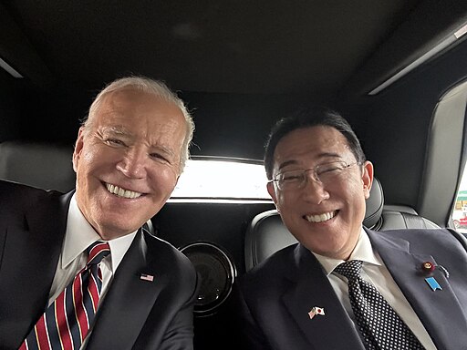 Joe Biden and Fumio Kishida at Beast
