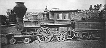 T. D. Judah, a locomotive rebuilt as a 4-2-2 by Central Pacific Railroad. Judah.jpg