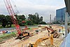 Jurong Town Hall MRT station site 130622.jpg