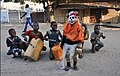 Poikien kaleta-ryhmä Beninissä.