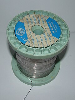 Kanthal (alloy) Alloy of iron, chromium and aluminium used as resistance and heating wire