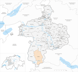 Rüschegg - Mapa