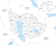 Gemeinden des Kantons Zug