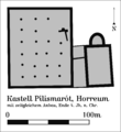 Pilismarót: Das Horreum im rückwärtige spätantiken Limeskastell Castra ad Herculem