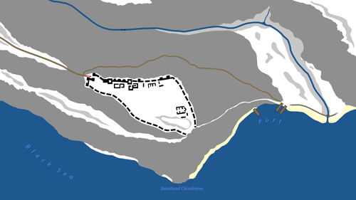 Kavarna fortress plan