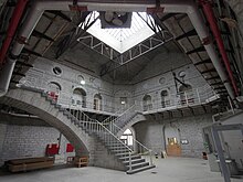 Unique architecture under dome connecting the shop buildings KingstonPenShopDome.jpg