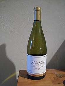 A bottle of Kistler Chardonnay Kistler 2005 Chardonnay.jpg