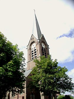 Die Willibrorduskerk van Kloosterburen, 1868